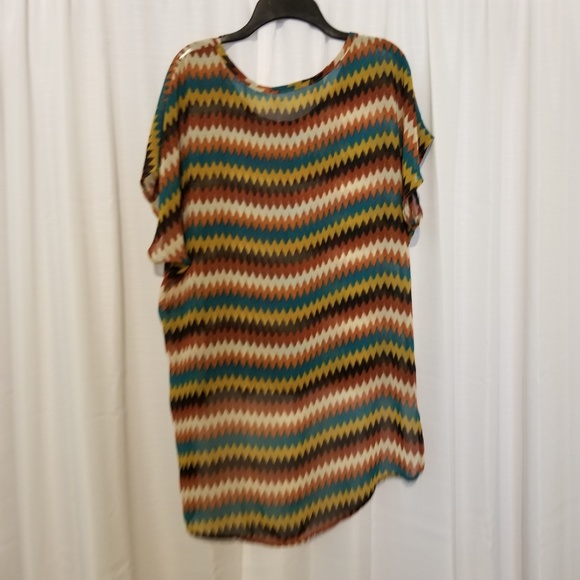 Tu es Belle Sheer Blouse - Picture 5 of 5